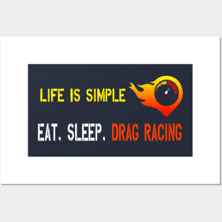 drag racing Posters and Art